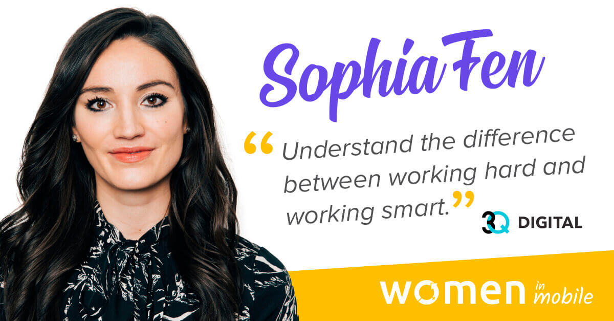 Women in Mobile: Bosses of the Industry – Sophia Fen @ 3Q Digital