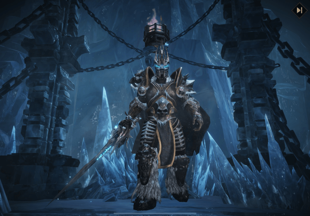 World of Warcraft’s Lich King in Diablo: Immortal
